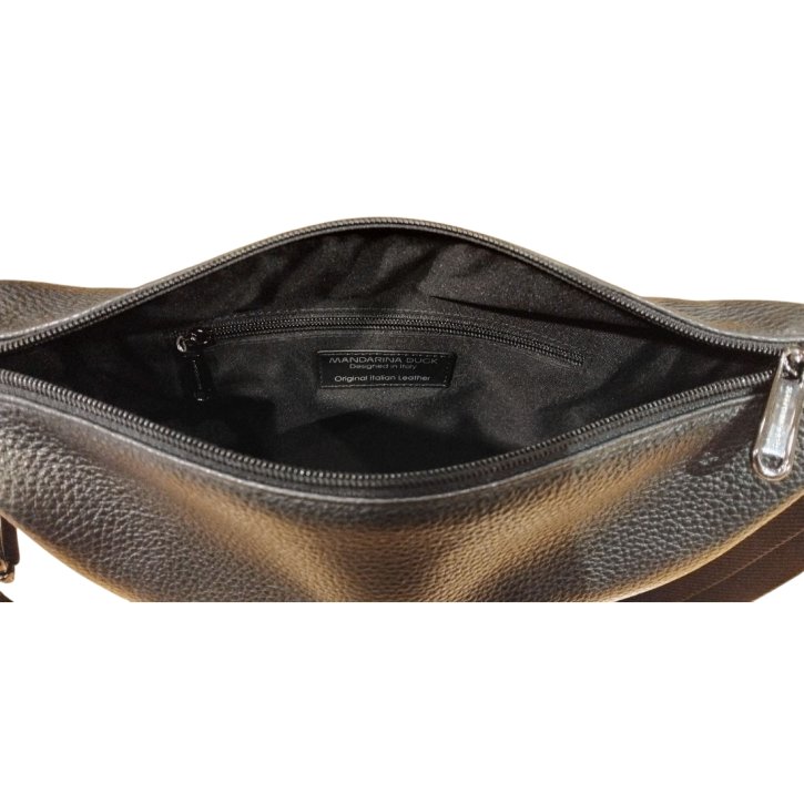 MANDARINA DUCK MELLOW LEATHER Handtasche nero
